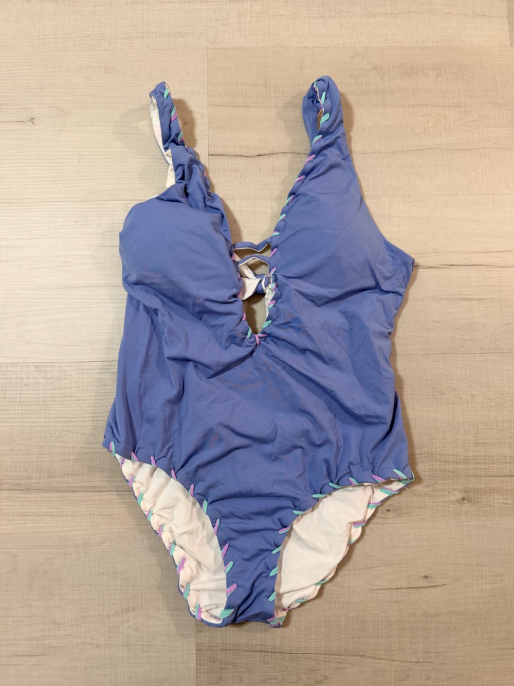 BECCA Camille Reversible Plunge Swimsuit Size Size Small